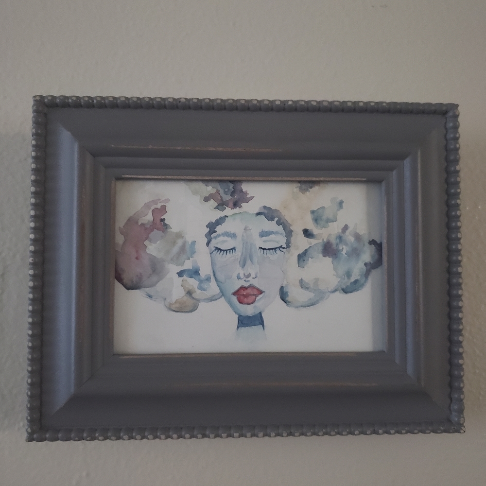 Boho water color handpainted